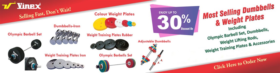 Dumbbells & Weight Plates Back in Stock