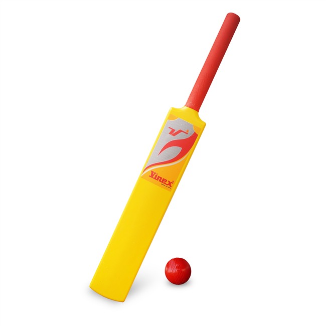 Vinex Plastic Cricket Bat & Ball Set