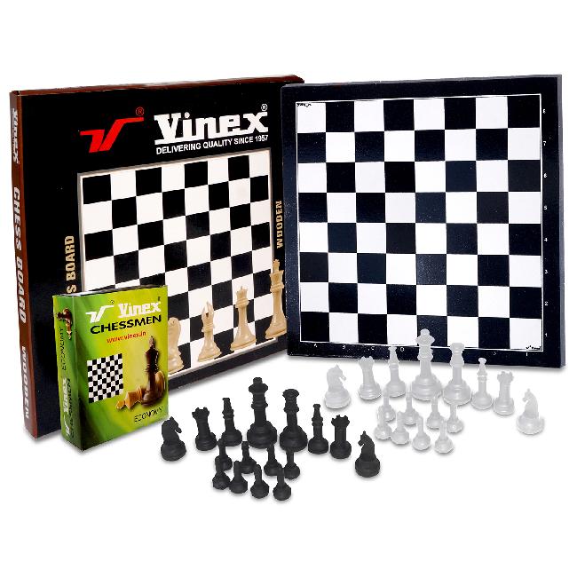 Vinex Wooden Chessboard with Chess