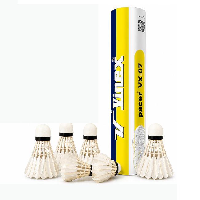 Vinex Badminton Duck Feather Shuttlecock - Pacer