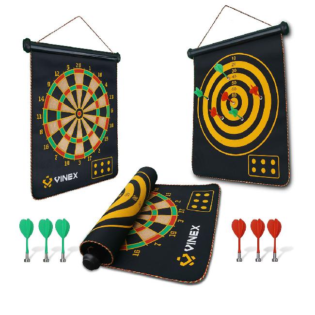 Vinex Magnetic Roll-Up Dart Set - Sonic