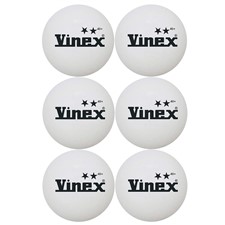 Vinex TT Balls - 2 Star White Table Tennis Balls