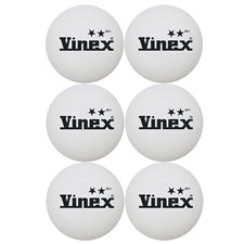 Vinex TT Balls - 2 Star White Table Tennis Balls