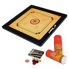 Vinex Carrom Board Set - Club (Full Size, 2 Inch Border)