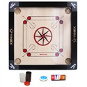 Vinex Carrom Board Set - Super (Small Size, 1.5 Inch Border)