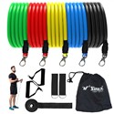 Vinex 11 Pcs Resistance Tubes/Bands Set for Exercise