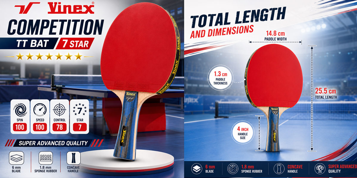 Table tennis bat