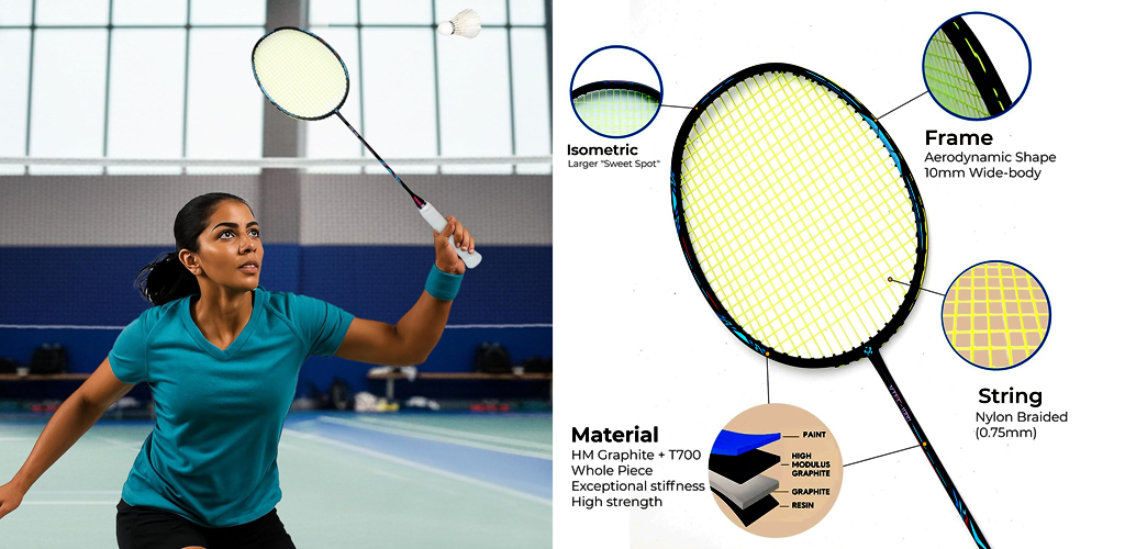 Vtec 1000 Badminton Racquet