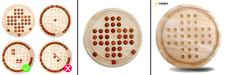 Vinex Brainvita Wooden