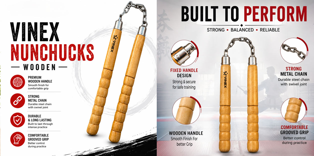 Nunchucks Wooden
