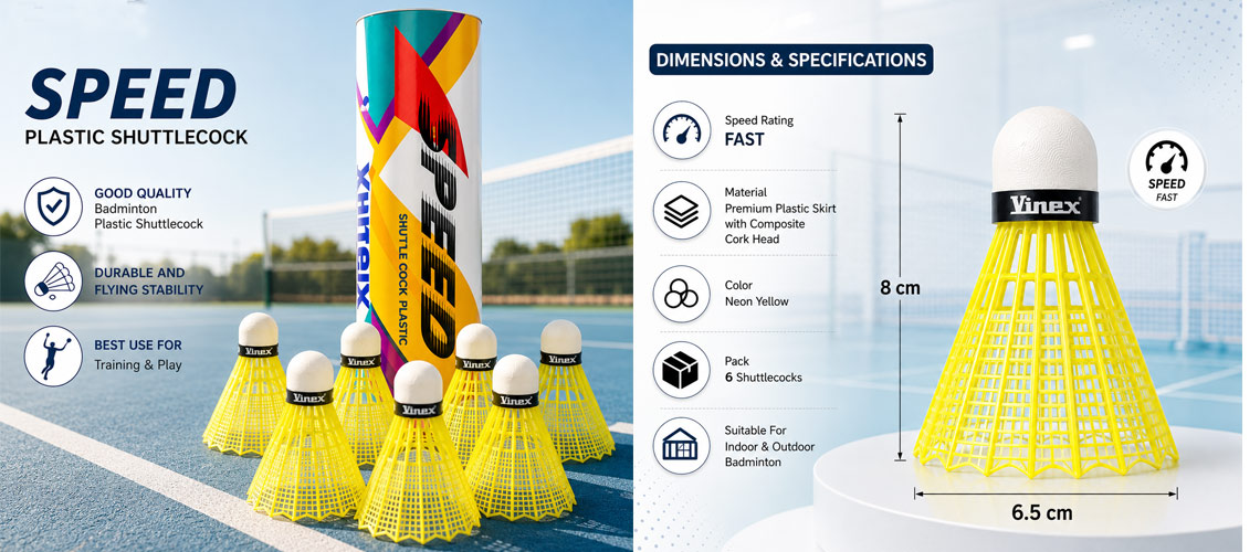 Shuttlecock Plastic