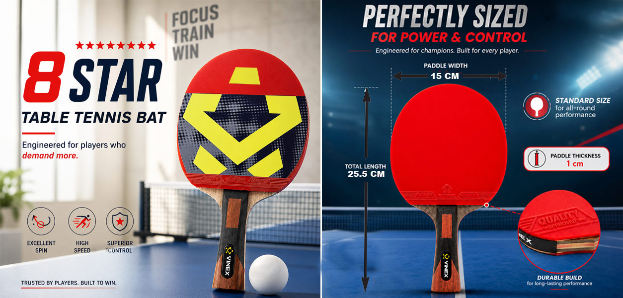Table tennis bat