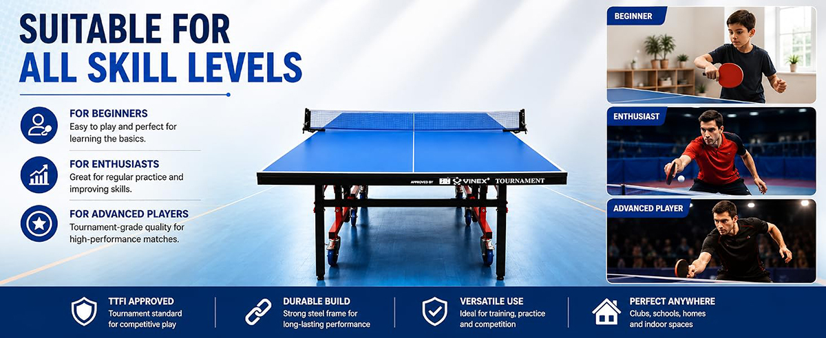 TTFI  Approved Table Tennis Tables