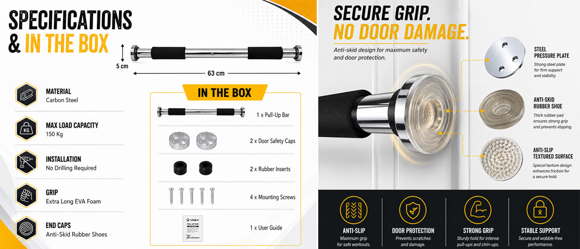 Door Chin‑Up Bar