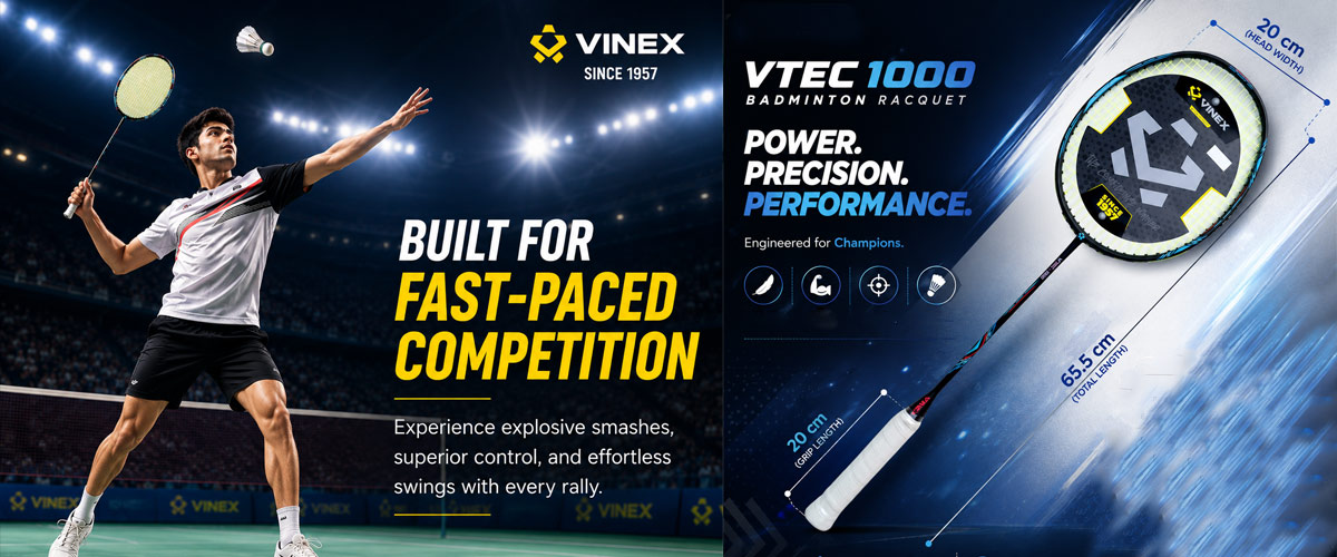 Vtec 1000 Badminton Racquet