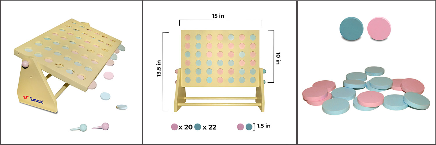 Wooden Plot 4 Games Set