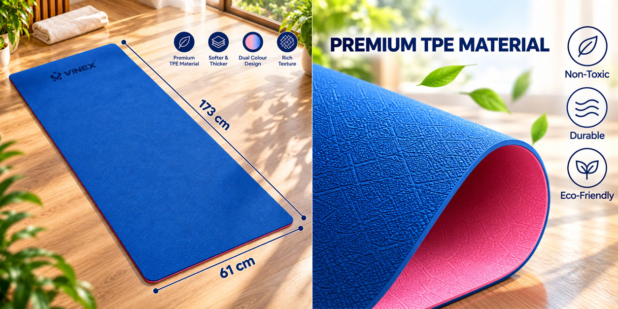 TPE Non Slip Yoga Mats