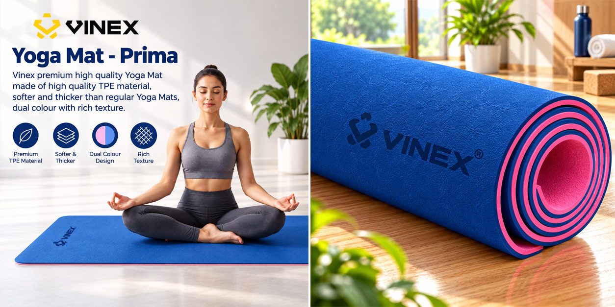 TPE Material Dual Colour Yoga Mats